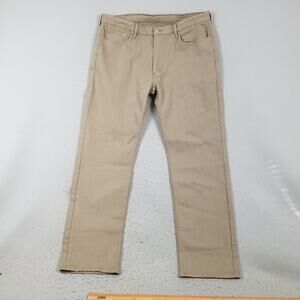 Levis 559 Jeans Mens 40x34 Beige Khaki Straight Leg Stretch Denim Casual Pants